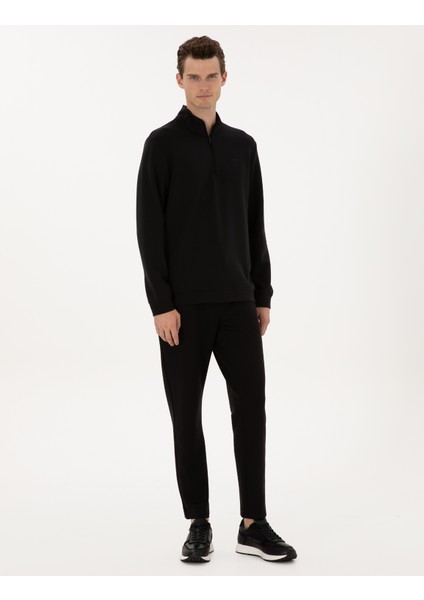 Erkek Siyah Slim Fit Eşofman Altı 50314245-VR046 modelleri