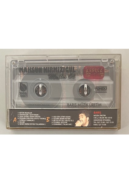 Mahsun Kırmızıgül Mutlu Ol Sevgilerimle Kaset (Orjnal Dönem Baskı Kaset) fiyatları