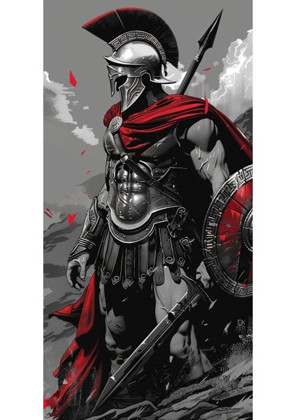 Mızraklı Gladyatör Ev Duvar Salon Güzellik Salonu Ofis Dükkan Dekarasyon Kanvas Tablo fiyatları