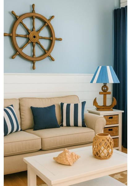 Ahşap Çapa Masa Lambası Ahşap Abajur fiyatları