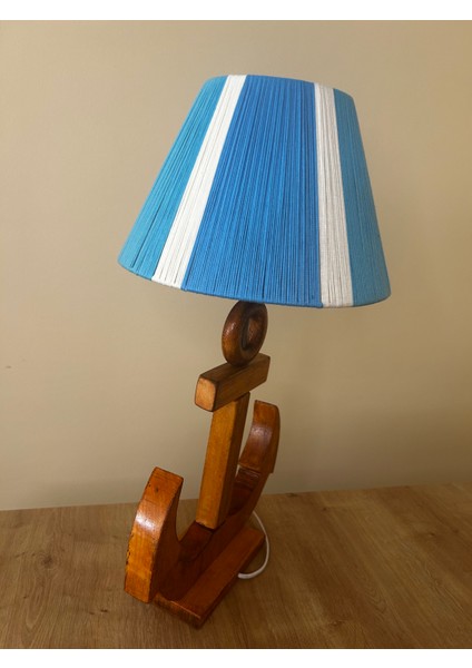 Ahşap Çapa Masa Lambası Ahşap Abajur indirimleri