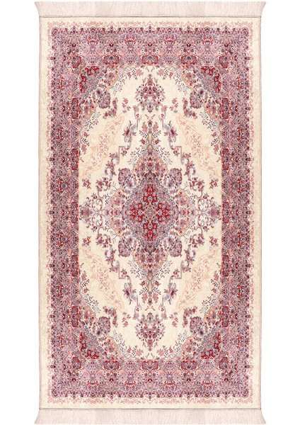 Pembe Süngerli Kadife Seccade