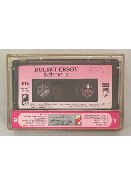 Bülent Ersoy Istiyorum Kaset (Orjnal Dönem Kağıt Baskı Kaset) fiyatları