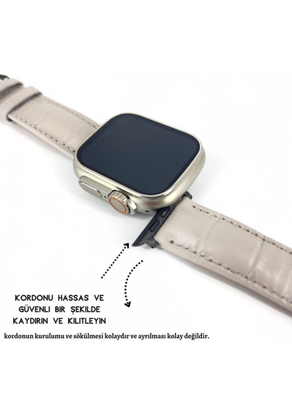 El Yapımı Hakiki Deri Kutulu Apple Watch Kordon 38MM 40MM 41MM Uyumlu Watch Ultra Kayış fiyatları
