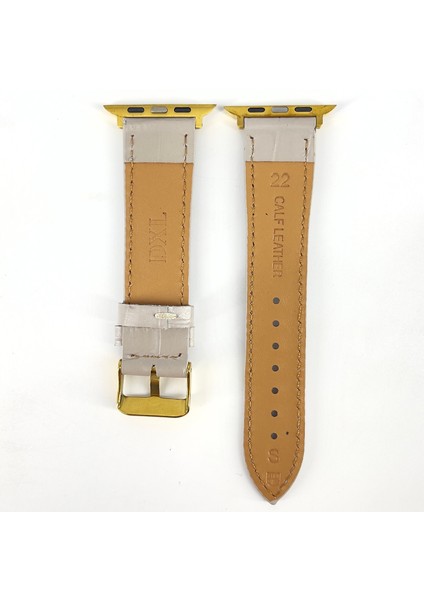 El Yapımı Hakiki Deri Kutulu Apple Watch Kordon 38MM 40MM 41MM Uyumlu Watch Ultra Kayış