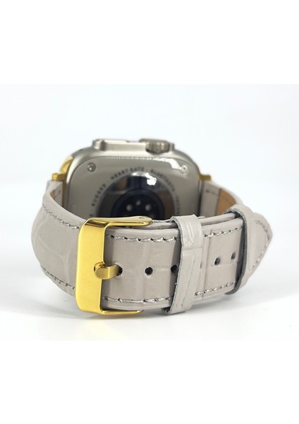 El Yapımı Hakiki Deri Kutulu Apple Watch Kordon 38MM 40MM 41MM Uyumlu Watch Ultra Kayış