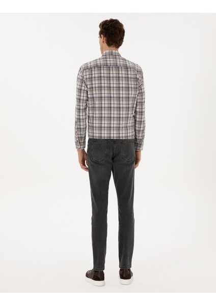 Erkek Antrasit Slim Fit Jean Pantolon 50315274-VR006 fırsatları