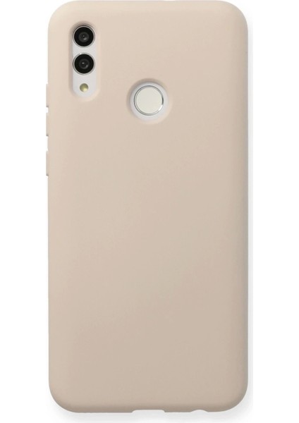 Huawei P Smart 2019 Kılıf Nano Içi Kadife Silikon - Pudra