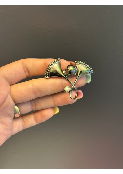 4x4 cm Boncuklu Çiçek Tasarım Çelik Broş Yaka Iğnesi indirimleri