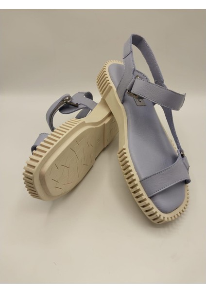 Juana Mavi Gerçek Deri Sandalet – Rahat ve Şık Kadın Sandalet fırsatları