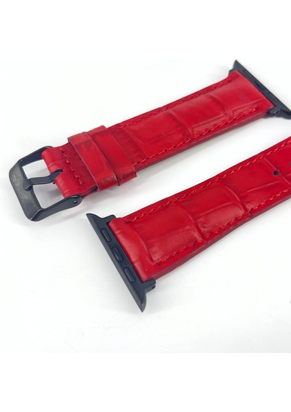 El Yapımı Hakiki Deri Kutulu Apple Watch Kordon 38MM 40MM 41MM Uyumlu Watch Ultra Kayış indirimleri