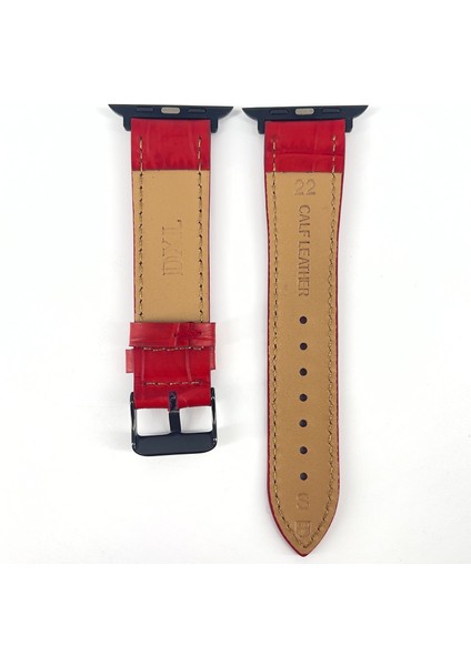 El Yapımı Hakiki Deri Kutulu Apple Watch Kordon 38MM 40MM 41MM Uyumlu Watch Ultra Kayış