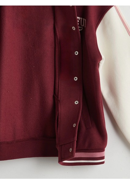 Lcw Kids Mürdüm Baskılı Kız Çocuk Kolej Ceket indirimleri