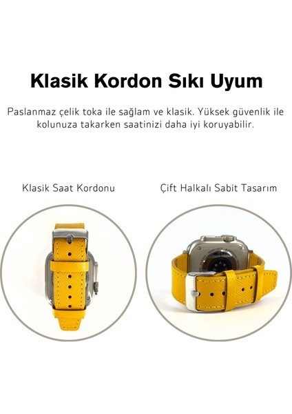 El Yapımı Hakiki Deri Kutulu Apple Watch Kordon 38MM 40MM 41MM Uyumlu Watch Ultra Kayış fırsatları