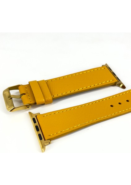 El Yapımı Hakiki Deri Kutulu Apple Watch Kordon 38MM 40MM 41MM Uyumlu Watch Ultra Kayış