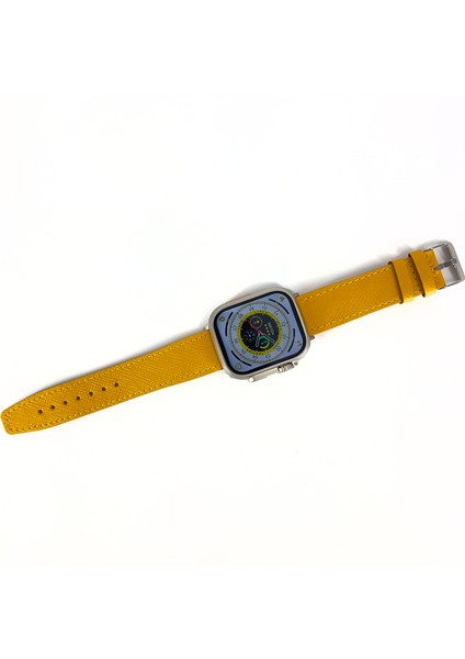 El Yapımı Hakiki Deri Kutulu Apple Watch Kordon 38MM 40MM 41MM Uyumlu Watch Ultra Kayış