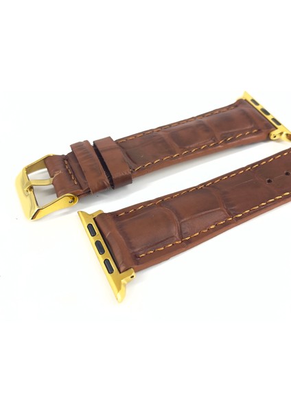 El Yapımı Hakiki Deri Kutulu Apple Watch Kordon 38MM 40MM 41MM Uyumlu Watch Ultra Kayış indirimleri