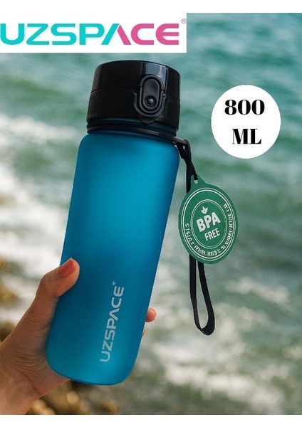 800 ml Tritan Su Matarası – Bpa Free Kırılmaz Koku Yapmaz-Sıcak & Soğuk Içecekler Için