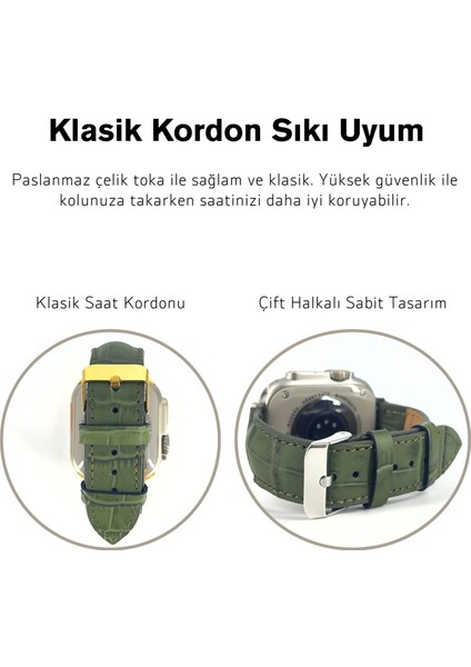 El Yapımı Hakiki Deri Kutulu Apple Watch Kordon 38MM 40MM 41MM Uyumlu Watch Ultra Kayış fiyatları