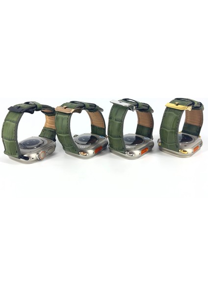 El Yapımı Hakiki Deri Kutulu Apple Watch Kordon 38MM 40MM 41MM Uyumlu Watch Ultra Kayış fırsatları