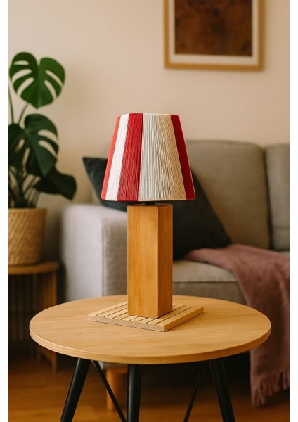 Ahşap Abajur, Ahşap Masa Lambası, Dekoratif Lamba fiyatları