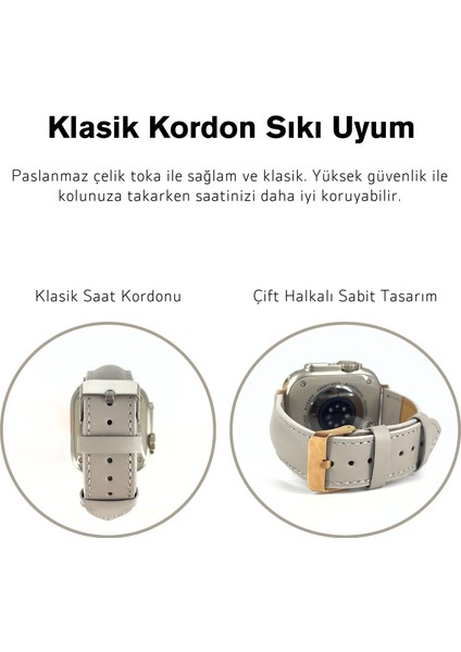 El Yapımı Hakiki Deri Kutulu Apple Watch Kordon 42MM 44MM 45MM 49MM Uyumlu Watch Ultra Kayış fırsatları