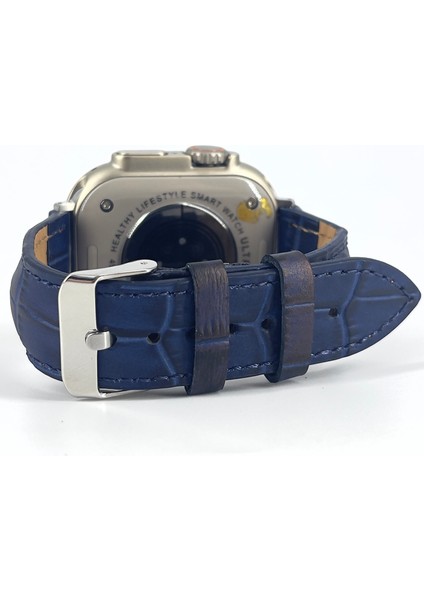 El Yapımı Hakiki Deri Kutulu Apple Watch Kordon 42MM 44MM 45MM 49MM Uyumlu Watch Ultra Kayış