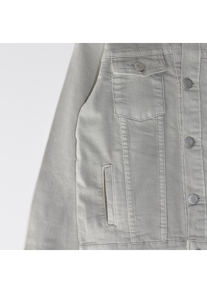 Erkek Çocuk Cep Detaylı Denim Kot Ceket 5-14 Yaş Gri Çocuk Kot Mont 001-0002102 modelleri