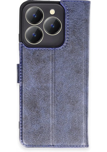 Realme C63 Kılıf Trend S Plus Kapaklı Kılıf - Lacivert