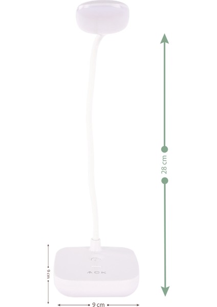 Modern Tasarımlı Şarjlı LED Masa Lambası Ayarlanabilir Işık fiyatları