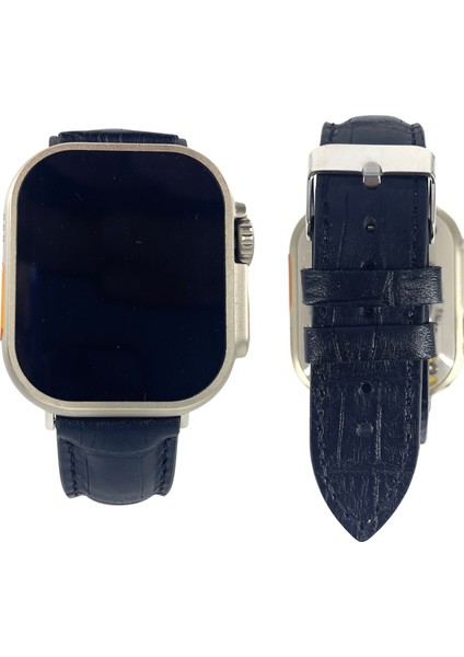 El Yapımı Hakiki Deri Kutulu Apple Watch Kordon 38MM 40MM 41MM Uyumlu Watch Ultra Kayış