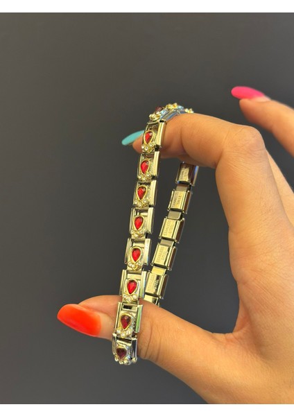 Çelik Taş Işleme Ayarlanabilir Tasarım Bileklik