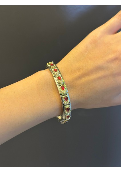 Çelik Taş Işleme Ayarlanabilir Tasarım Bileklik indirimleri