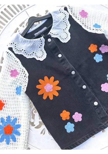 Dantel Kollu Kız Çocuk Jile