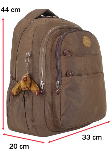 Su Geçirmez Krinkıl Kumaş Büyük Boy Çok Gözlü Ortopedik Okul Sırt Çantası Geniş Iç Hacim Yandancepli fiyatları