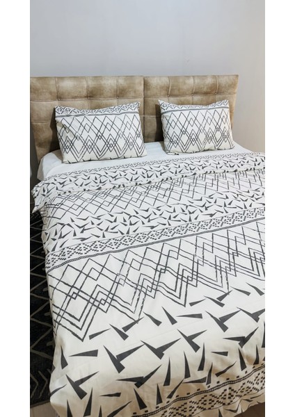 Çizgili Desenli Çift Kişilik Nevresim Takımı fiyatları