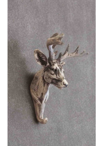 Beyaz Geyik Duvar Dekoru ve Askılık fırsatları