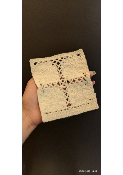 4 Lü Motifli Makine Örgüsü Dikiş Giyim Aplike 14X12 cm indirimleri