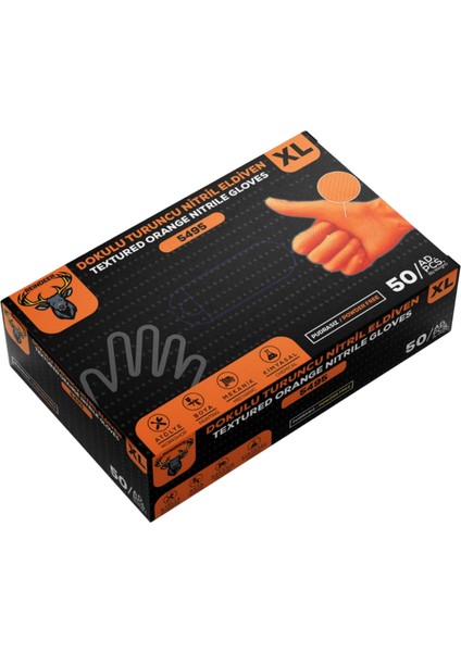Nitril Eldiven Dokulu Xl (25 Çift) fiyatları