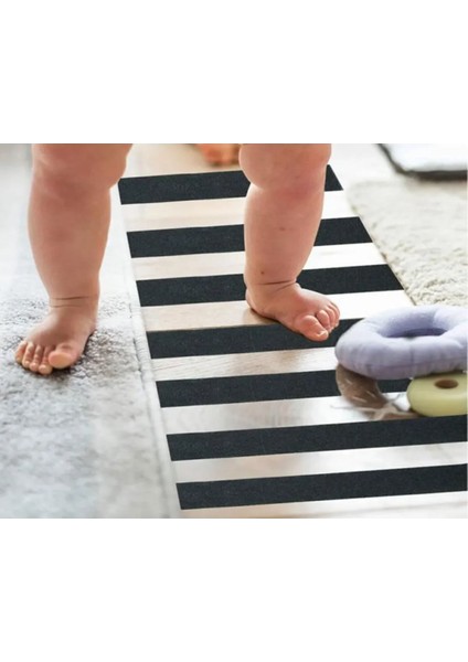 Merdiven Zemin Yapışkanlı Kaydırmaz Bant Siyah 2.5 cm 5 Metre fırsatları