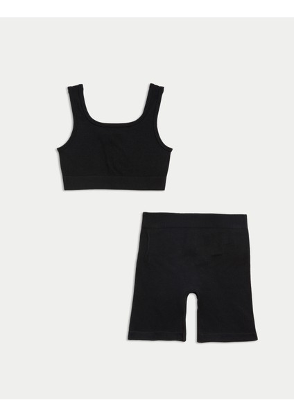 2'li Fitilli Dikişsiz Alt-Üst Takım (6-16 Yaş) indirimleri