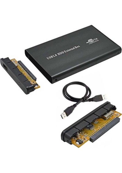 2.5 Ide Harddisk Kutusu - Ide HDD Kutu - Harici Taşınabilir Metal Hard Disk Kutu