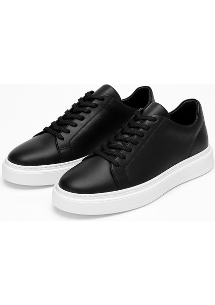 Marco Rossi %100 Deri Erkek Spor Ayakkabı - Siyah/beyaz Sneaker, Günlük ve Şık Ithal Ayakkabı fiyatları