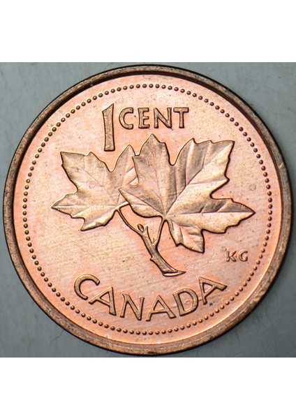 Kanada 1 Cent 2002 Sirkülasyon Hatıra. Kraliçe Iı. Elizabeth 50. Taht Yılı 1952-2002 Altın Jübile. 19.05 mm Çilaltı modelleri