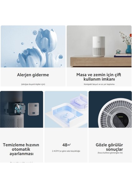Smart Air Purifier 4 Compact Eu Hava Temizleyici