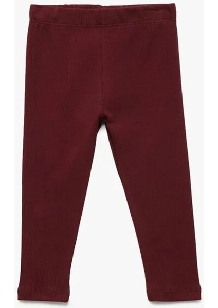Kız Bebek Pamuklu Kaşkorse Beli Lastikli Basic Uzun Tayt 6WMG40017AK modelleri