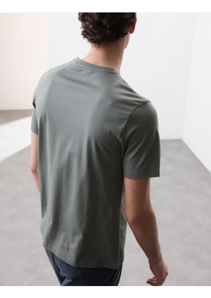 Pure Supima® Slim Fit Premium Pamuklu T‑Shirt fırsatları