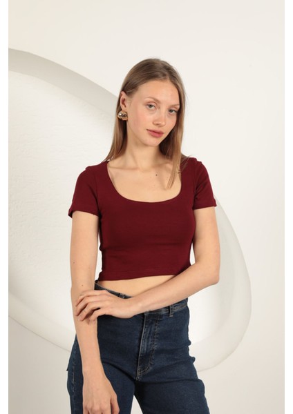 Siyah U Yaka Kısa Kollu Bluz indirimleri