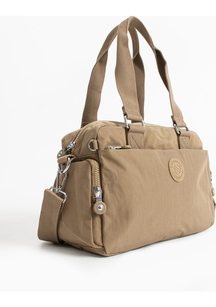 Unisex Krinkle Kumaş Omuz ve Çapraz Çanta