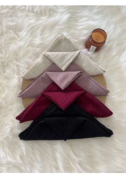 Vavscarfs Bambu Kraş Eşarp Hijab Kraş Eşarp Bej-Gül Kurusu-Vişne-Siyah fiyatları